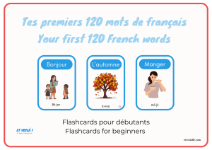 Freebie - 120 premiers mots de français
